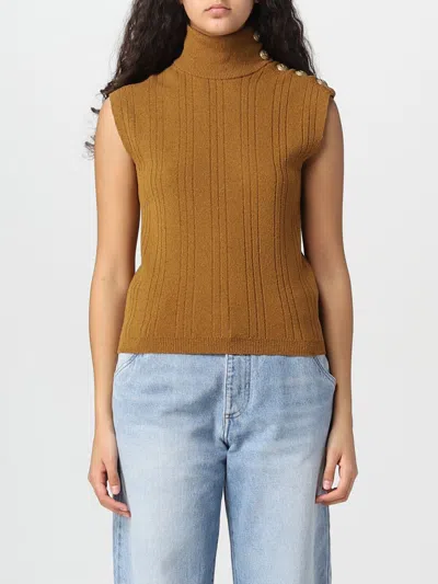 Balmain Top  Woman In Beige