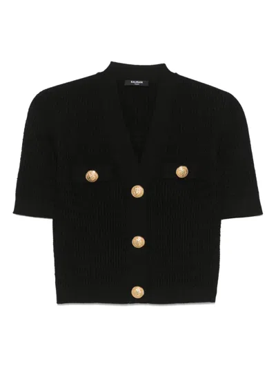 BALMAIN TOP WITH DECORATIVE BUTTONS