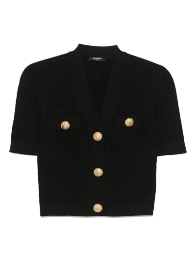 BALMAIN BALMAIN TOP WITH DECORATIVE BUTTONS