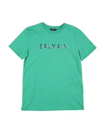 Balmain Tops & Tees - T-shirts In White - Green