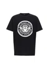 Balmain Black Organic Cotton T-shirts In Black