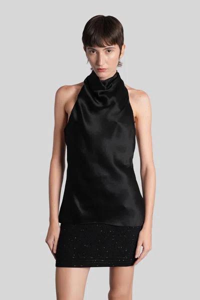 Balmain Topwear In Black Silk