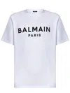 Balmain Logo-print T-shirt In White