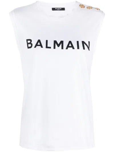BALMAIN BALMAIN PRINTED TANK TOP