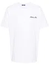 Balmain Signature Embroidered Logo T-shirt In White