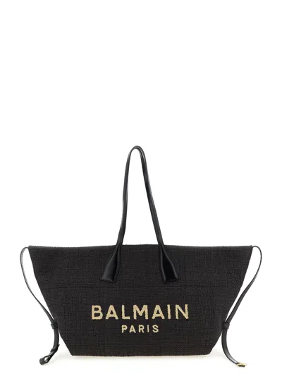 Balmain Tote Bag In Black