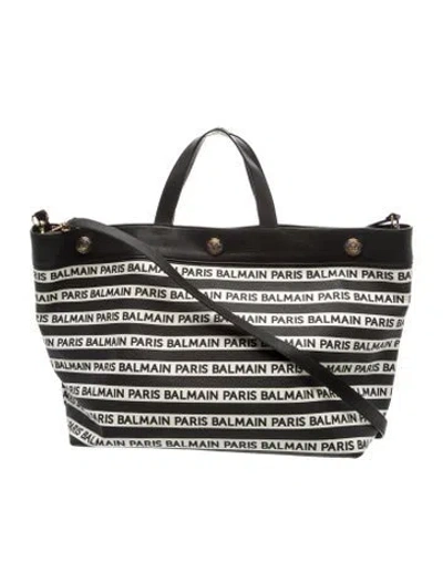 Pre-owned Balmain Tote In Black