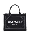 Balmain B-army Shopper Small-monogram Canvas In Multicolor