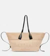 Balmain Track Medium Tote Bag In Sand