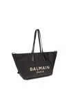 Balmain Track Shoulder Bag In Black
