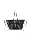 Balmain Rectangular Tote Bag Shoulder Strap In Black