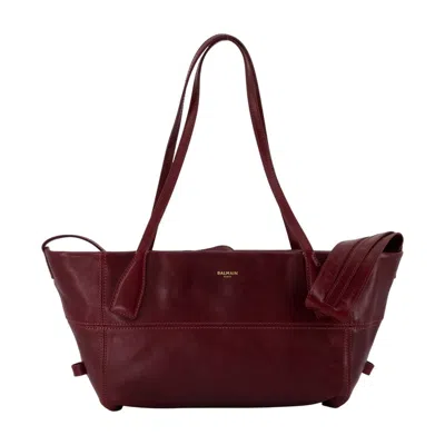 BALMAIN BALMAIN TRACK ZIP SMALL SHOULDER BAG