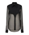 Balmain Translucent Design Shirt