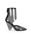 Balmain Women Transparent Ankle Boot 95