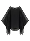 Balmain Transparent Beach Cover-up In Black