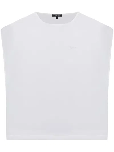 Balmain Transparent Beach Cover-up In Black