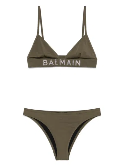 BALMAIN BALMAIN TRIANGLE BIKINI WITH CLASSIC FIT