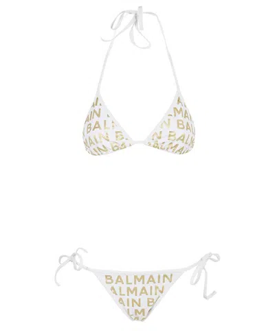 BALMAIN BALMAIN TRIANGLE BRA BIKINI