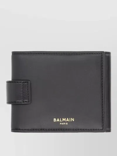 Balmain Trifold Wallet Pulse Metal Lock Detail
