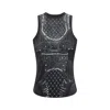 Balmain Soft Tank Top With Faux Embroidery Print In Black