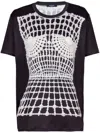 Balmain Pearl Trompe Loeil Corset T-shhirt In Black
