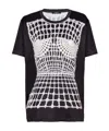 Balmain Pearl Trompe Loeil Corset T-shhirt In Black