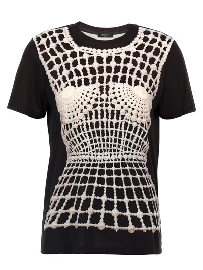 BALMAIN BALMAIN TROMPE L'OEIL T-SHIRT