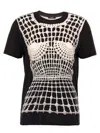 Balmain Pearl Trompe Loeil Corset T-shhirt In Black
