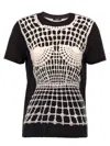 Balmain Pearl Trompe Loeil Corset T-shhirt In Black