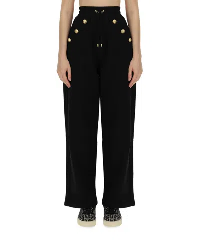 Balmain Trousers In Black