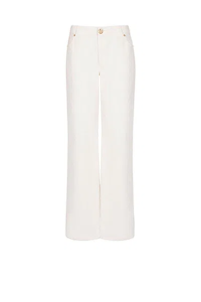 Balmain Trousers In White