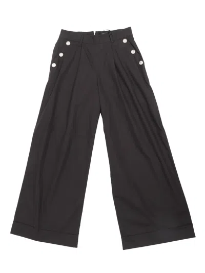 Balmain Kids' Trousers In Black