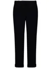 Balmain Pants In Virgin Wool In Black