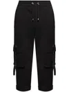 Balmain Kiss-printed Drawstring Sweatpants In Black