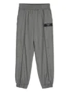 Balmain Mid-rise Tapered Trousers In Grey