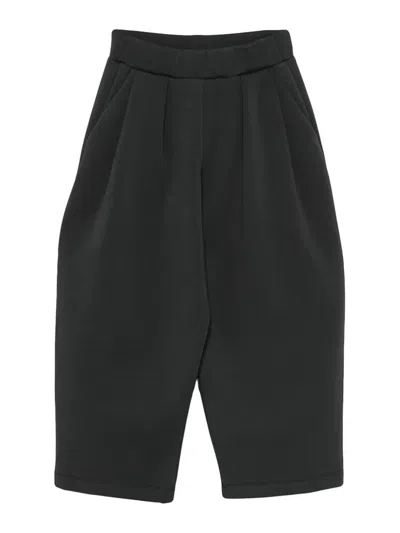 Balmain Kids' Black Pants With Logo Print