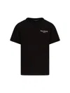 Balmain T-shirt Con Logo In Black