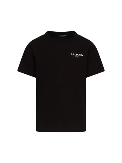 Balmain T-shirt Con Logo In Black