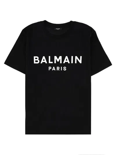 Balmain T-shirt Con Stampa Logo In Multi