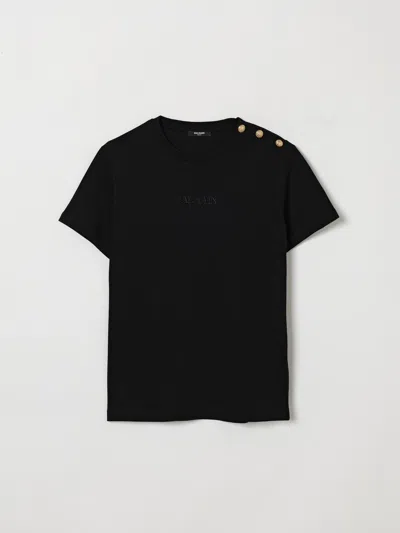 Balmain T-shirt Kids Color Black