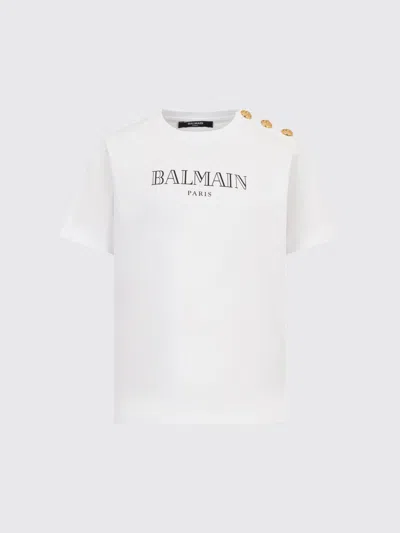 Balmain T-shirt Kids Color White