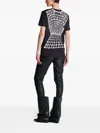 Balmain T-shirt In Nero E Bianco