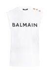 Balmain Short Sleeves Tshirt Button Detail
