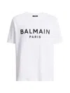 Balmain Paris Print In White