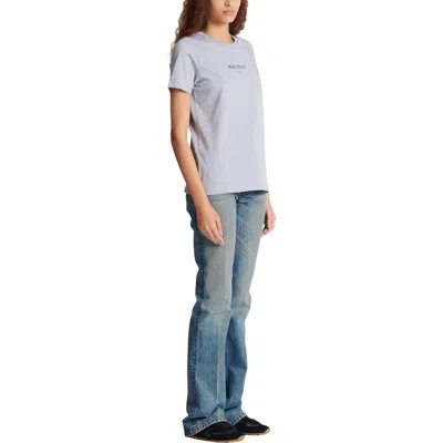 Balmain T-shirt With  Print In Grey