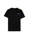 Balmain T-shirt With Logo In Black