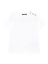 Balmain T-shirt With Logo In White