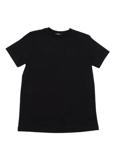 Balmain Kids'  T-shirt/top In Black