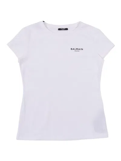 Balmain Kids'  T-shirt/top In White