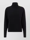 Balmain Cashmere Wool Sweater Sweaters And Cardigans Black